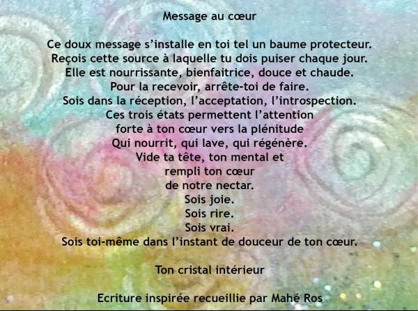message au coeur